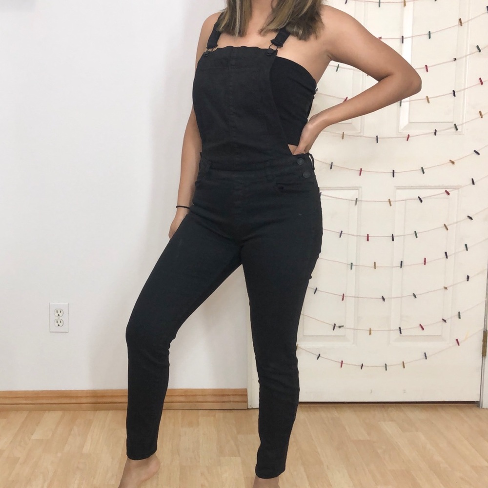 PACSUN black overalls